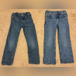 Wrangler Boys Classic Blue Denim Jeans Size 6 (2 Pairs)